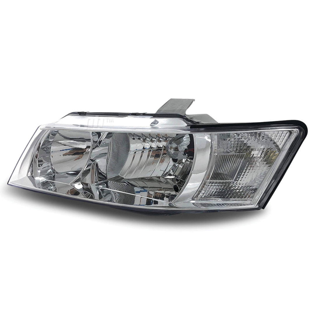 Headlight Chrome LEFT fits Holden Commodore VZ Executive 2004 - 2006