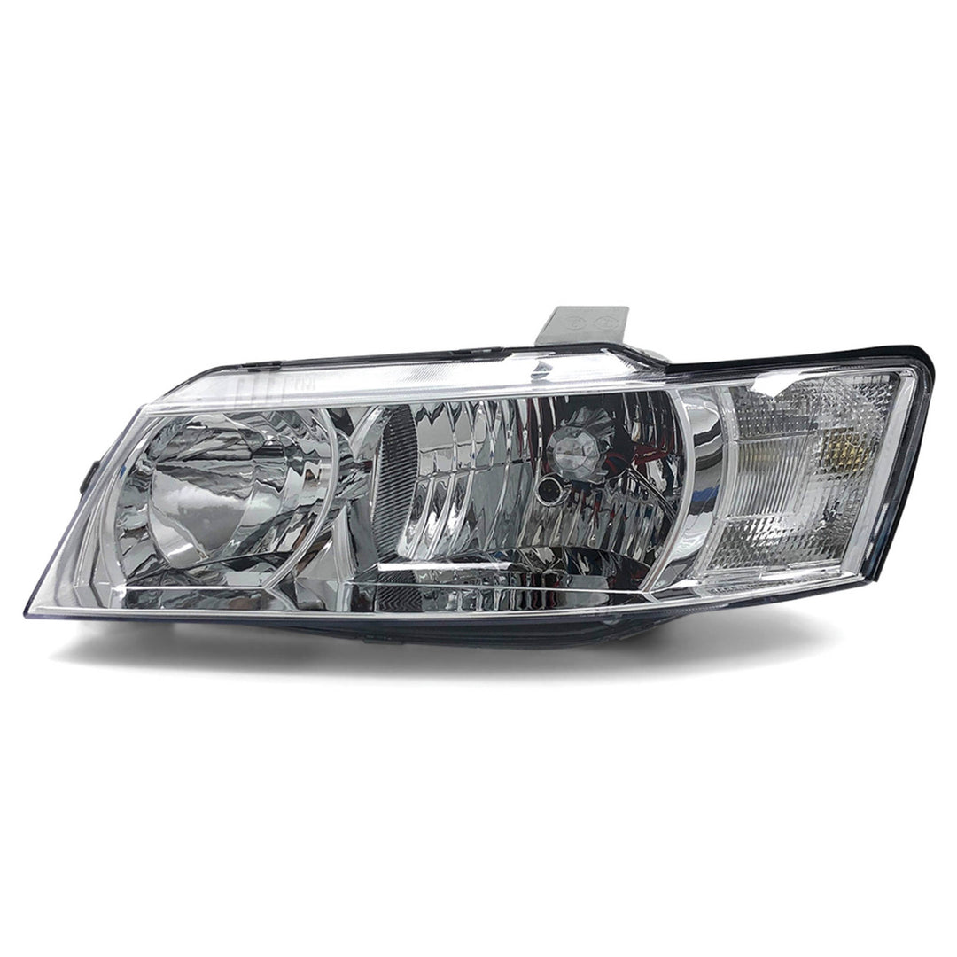 Headlights Chrome PAIR fits Holden Commodore VZ Executive 2004 - 2006