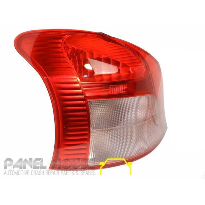 Tail Lights PAIR Fits Toyota Yaris Hatch 2005 - 2008