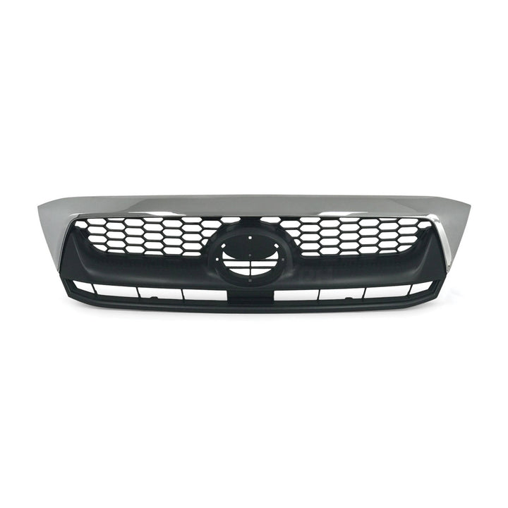 Grill Chrome & Grey Fits Toyota Hilux N70 SR5 2008 - 2011