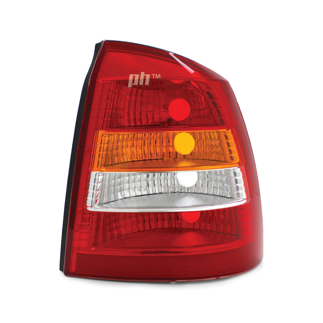 Tail Lights PAIR Clear fits Holden Astra TS Sedan & Convertible 1998 - 2004