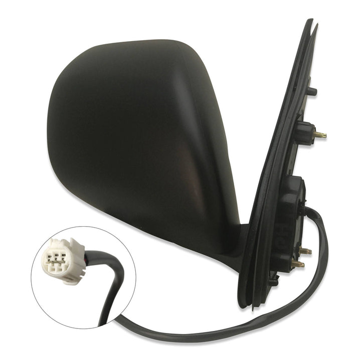 Door Mirrors PAIR Black Electric Fits Toyota Hiace LWB SLWB Commuter 2005-2013