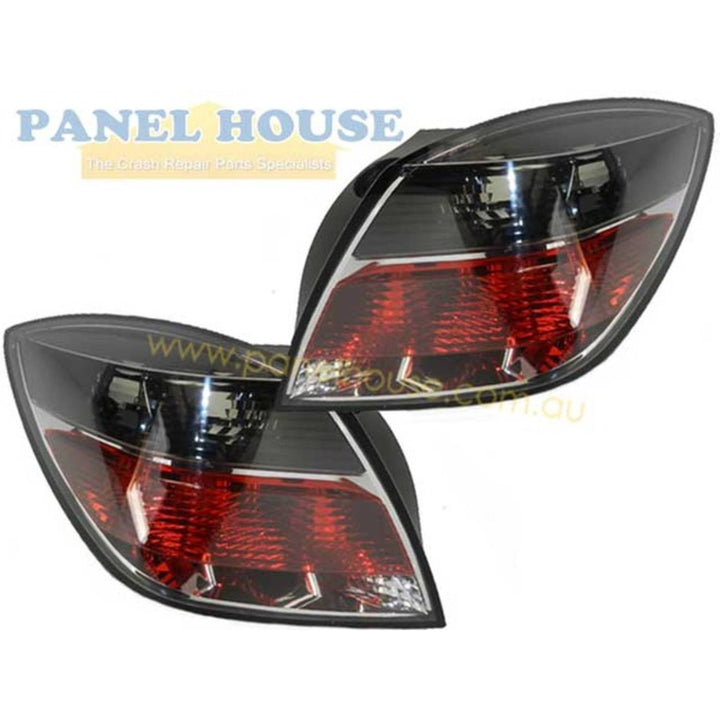 Tail Lights PAIR fits Holden Astra AH Hatch 3 Door 2004 - 2007