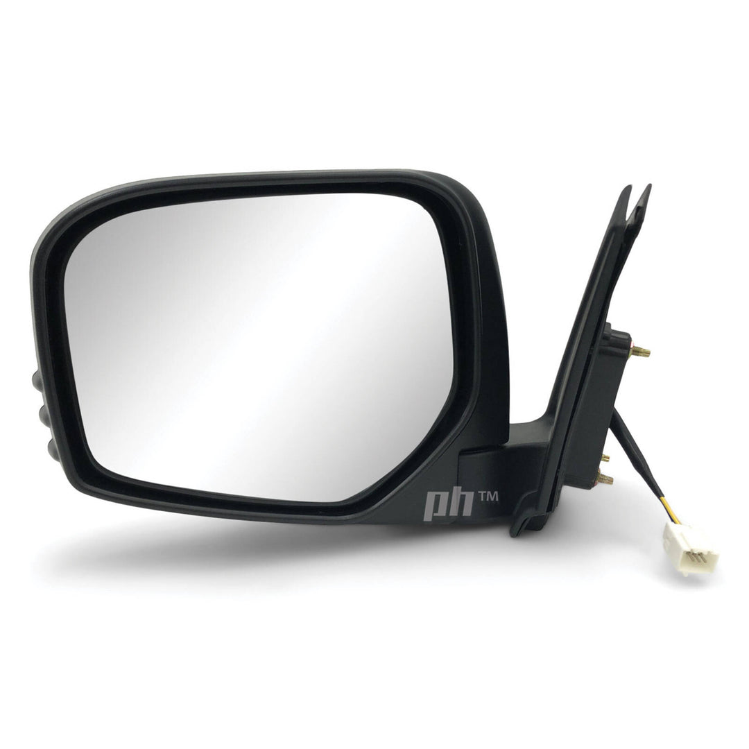 Door Mirror LEFT Black Electric fits Mitsubishi Triton ML MN 2006 - 2015