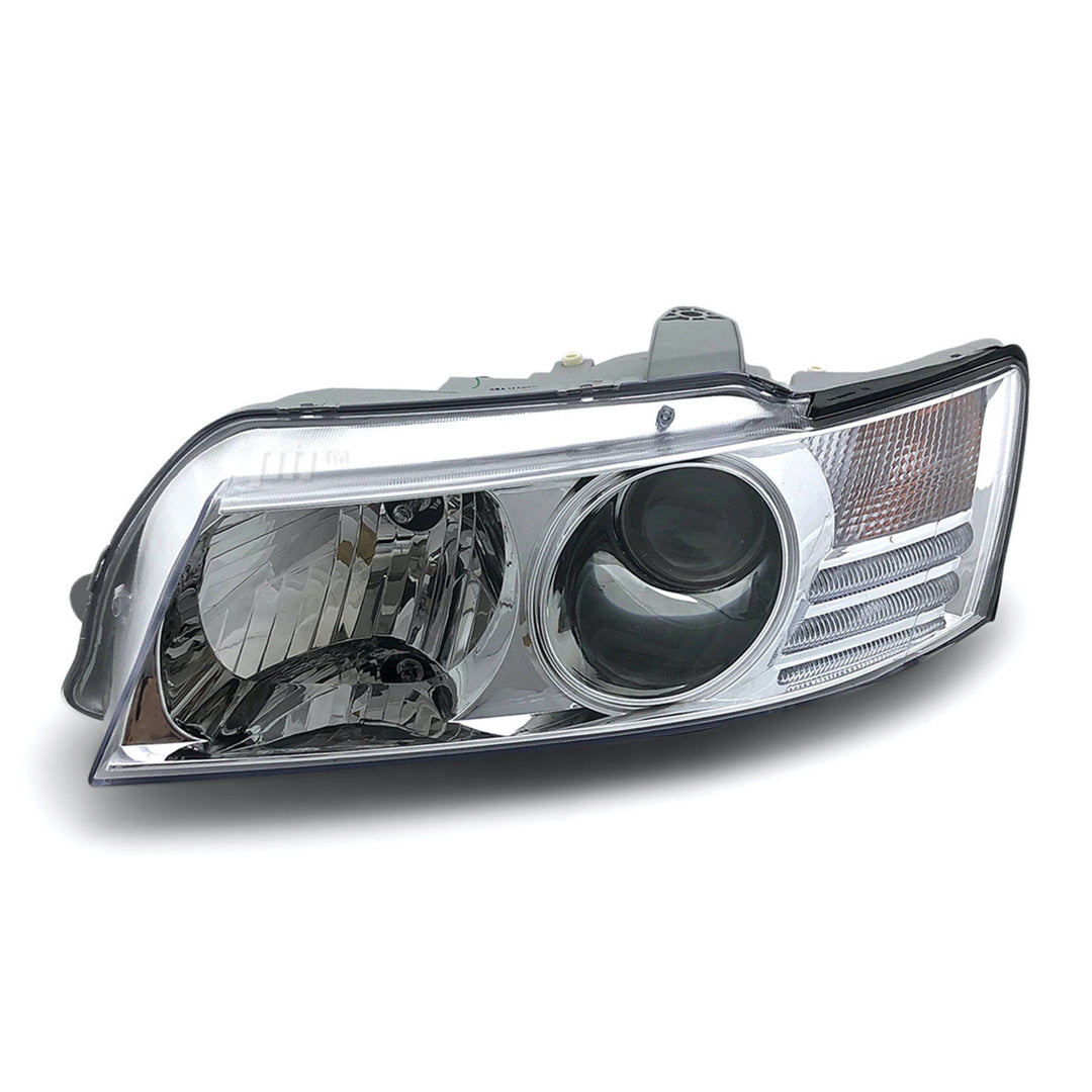 Headlights Chrome Projector PAIR fits Holden Commodore VZ Berlina 2004 - 2006