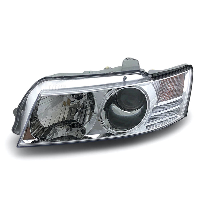Headlights Chrome Projector PAIR fits Holden Commodore VZ Berlina 2004 - 2006