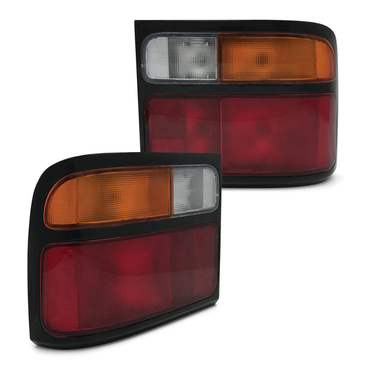 Tail Lights PAIR 3 Colour Type Fits Toyota Coaster BB40 Bus 1993 - 2002