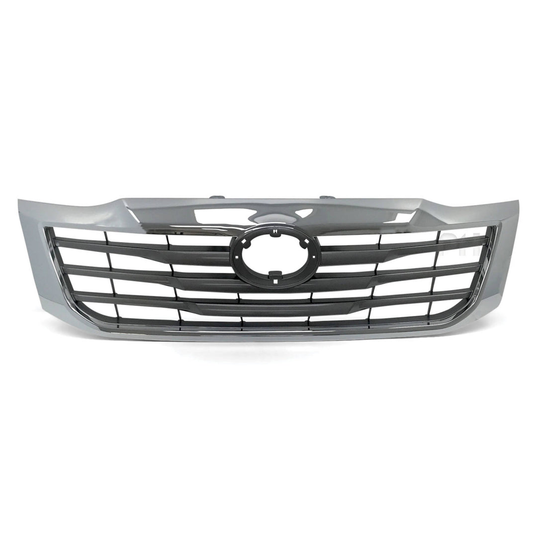 Grill Chrome & Grey Fits Toyota Hilux N70 SR5 2011 - 2015