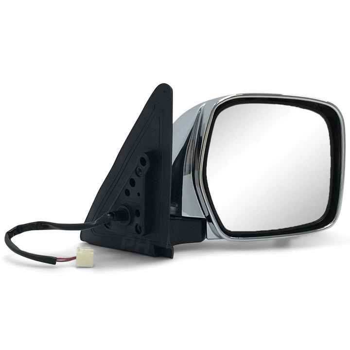 Door Mirrors PAIR Chrome Electric Fits Toyota Landcruiser 100 Series 1998 - 2007