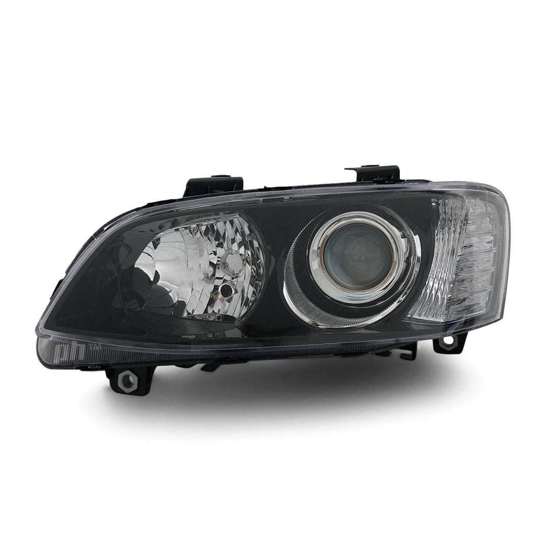 Headlight Black Projector LEFT fits Holden Commodore VE SSV Calais 2010 - 2013