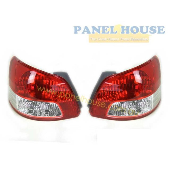 Tail Lights PAIR Fits Toyota Yaris Sedan 2006 - 2010