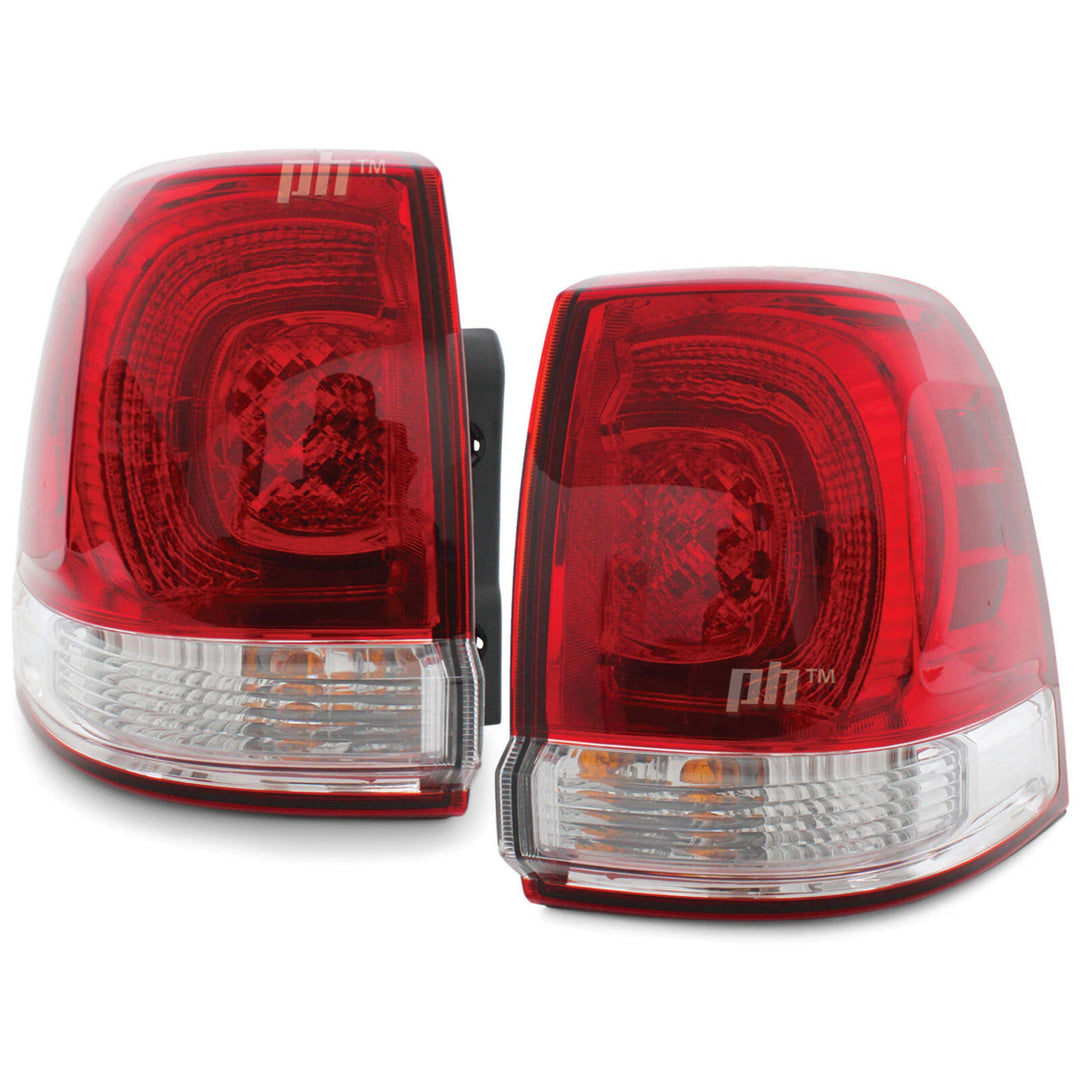 Tail Lights PAIR Fits Toyota Landcruiser 200 Series 2007 - 2012 GX GXL VX Sahara