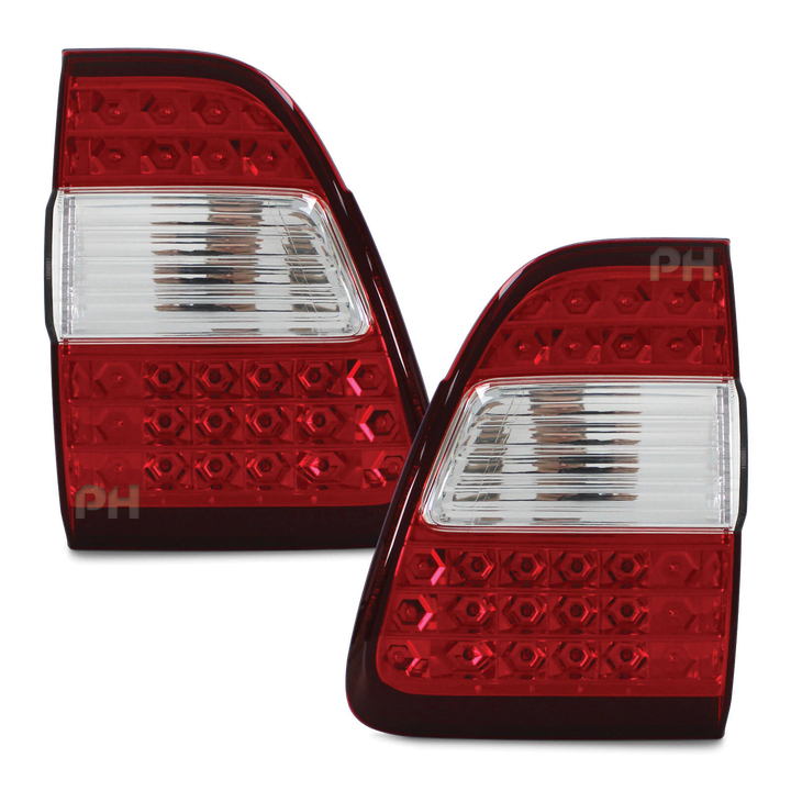 Inner Tailgate Tail Lights LED PAIR Fits Toyota Landcruiser 100 Series 2005-2007