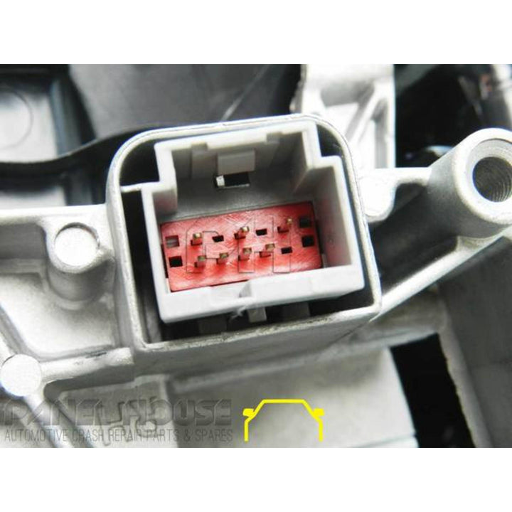 Door Mirror RIGHT with Indicator Light Chrome AUTOFOLD fits Mazda BT-50 UR 15-19