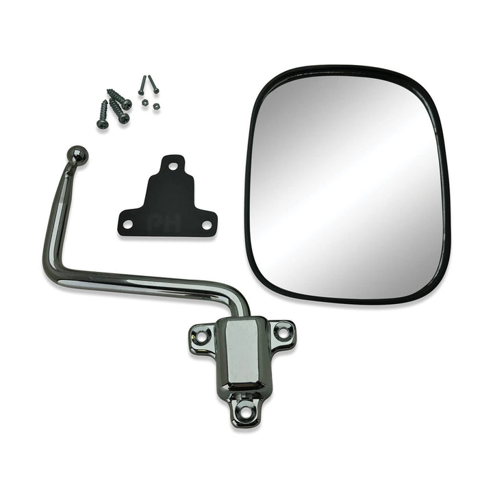 Door Mirror LEFT Chrome & Black Fits Toyota Landcruiser 40 Series FJ45 HJ47