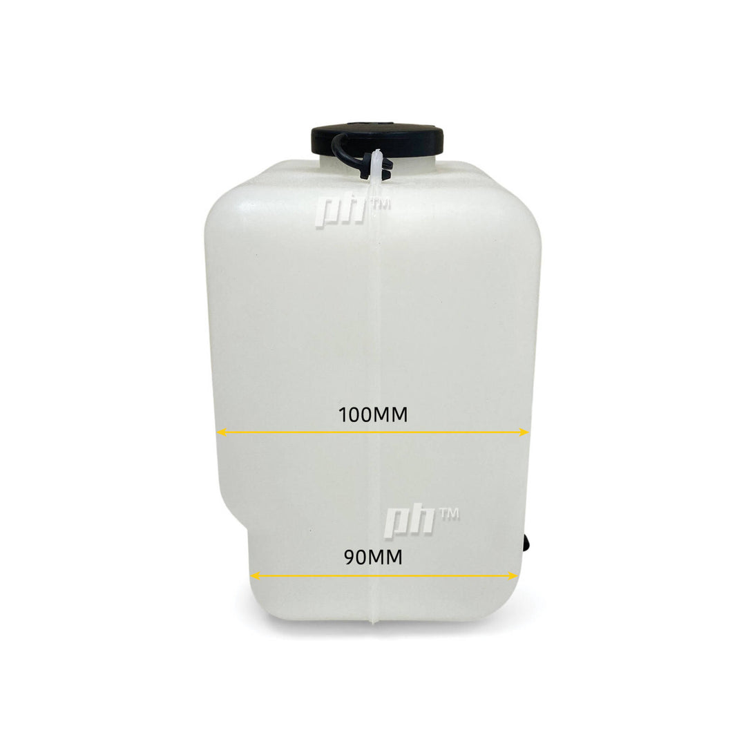 Universal Square Windscreen Washer Bottle With Pump & Hose
