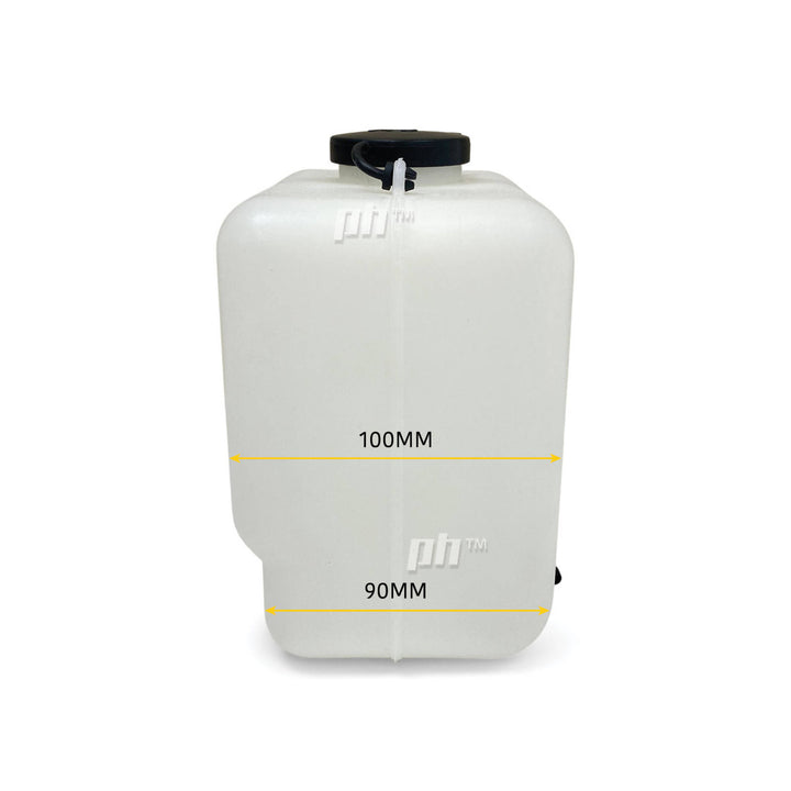 Universal Square Windscreen Washer Bottle With Pump & Hose