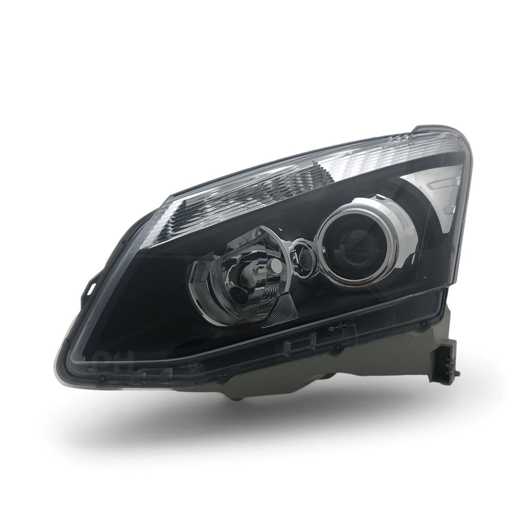 Headlights Black Projector PAIR Fits Isuzu DMAX Ute 2012 - 2016