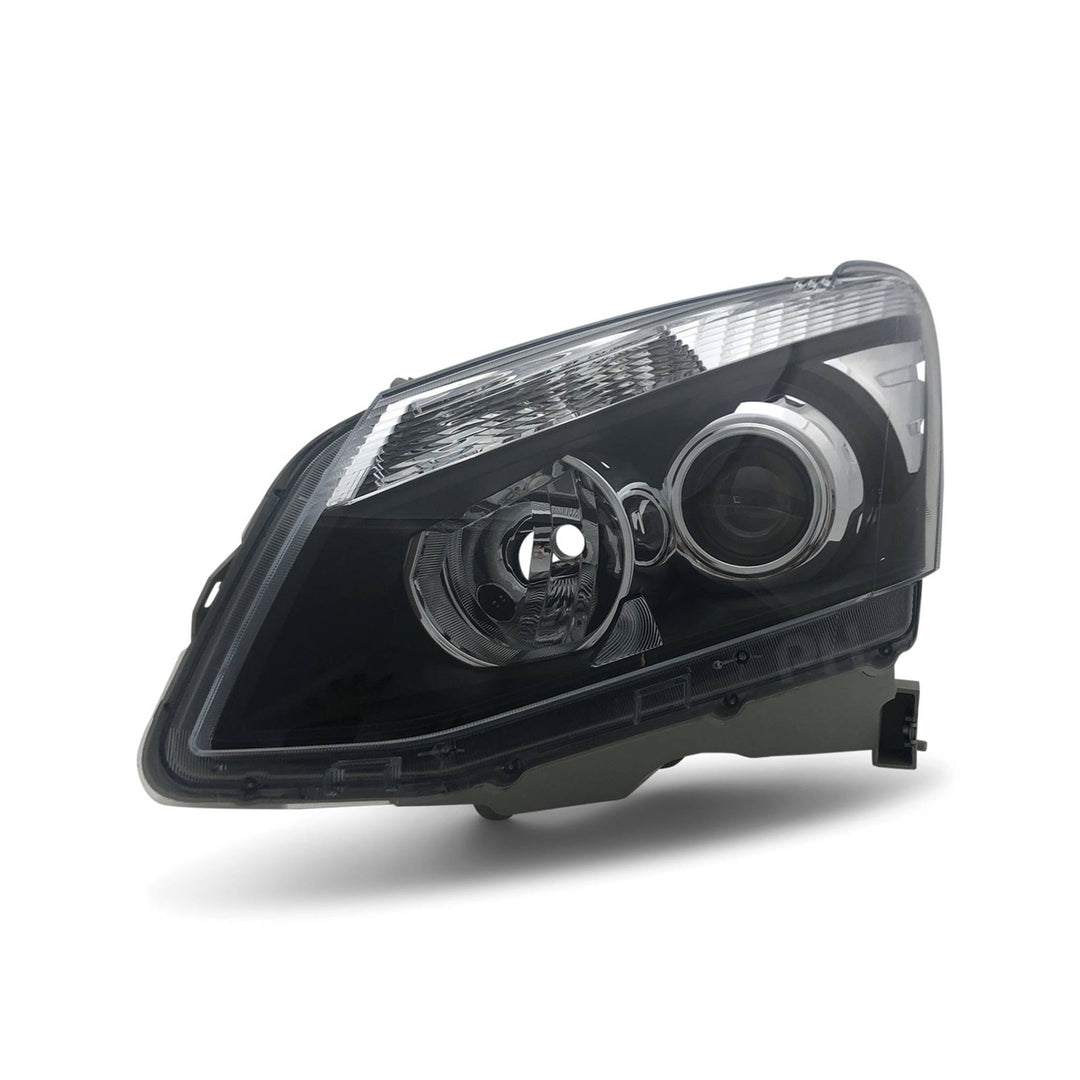 Headlight Black Projector LEFT Fits Isuzu DMAX Ute 2012 - 2016