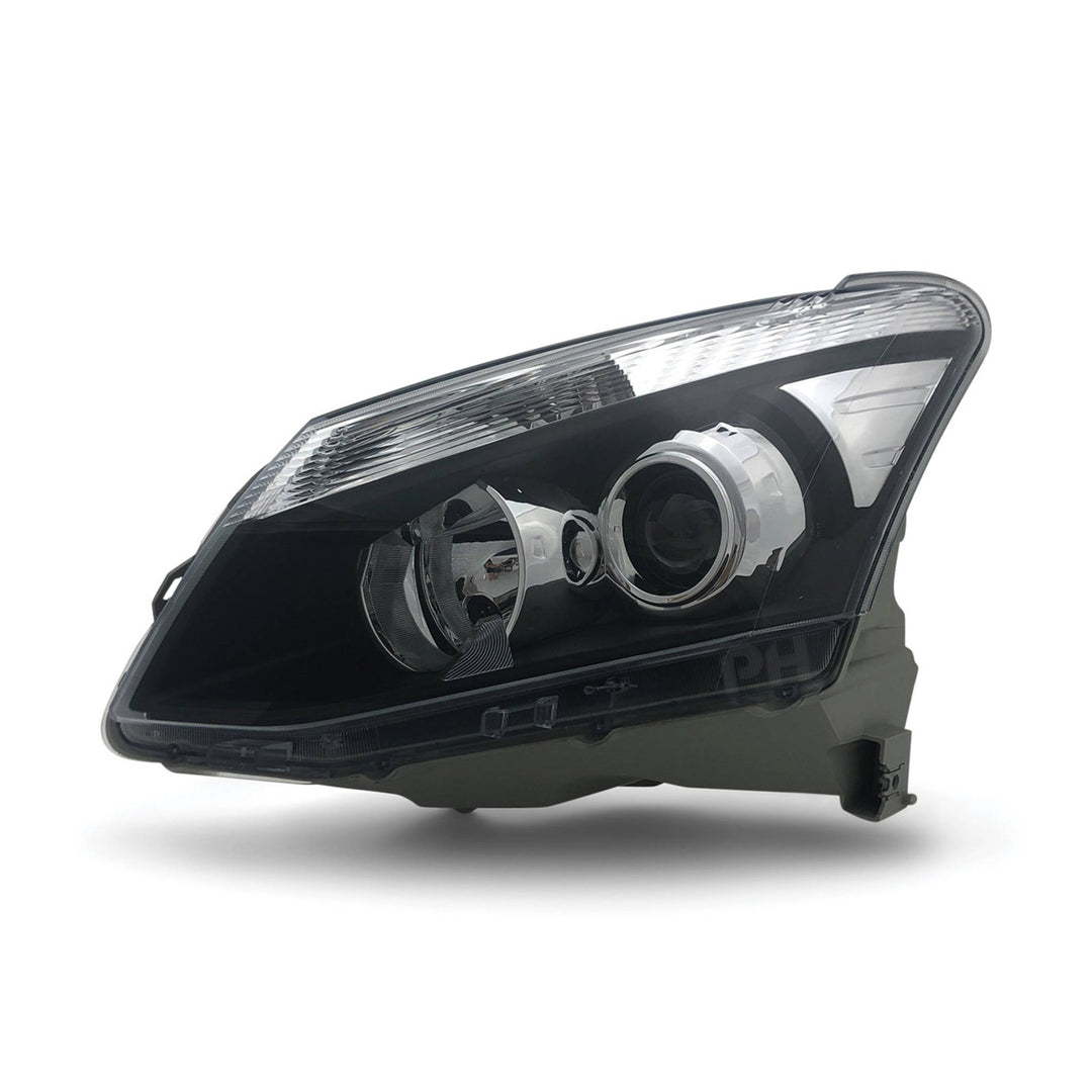 Headlights Black Projector PAIR Fits Isuzu DMAX Ute 2012 - 2016