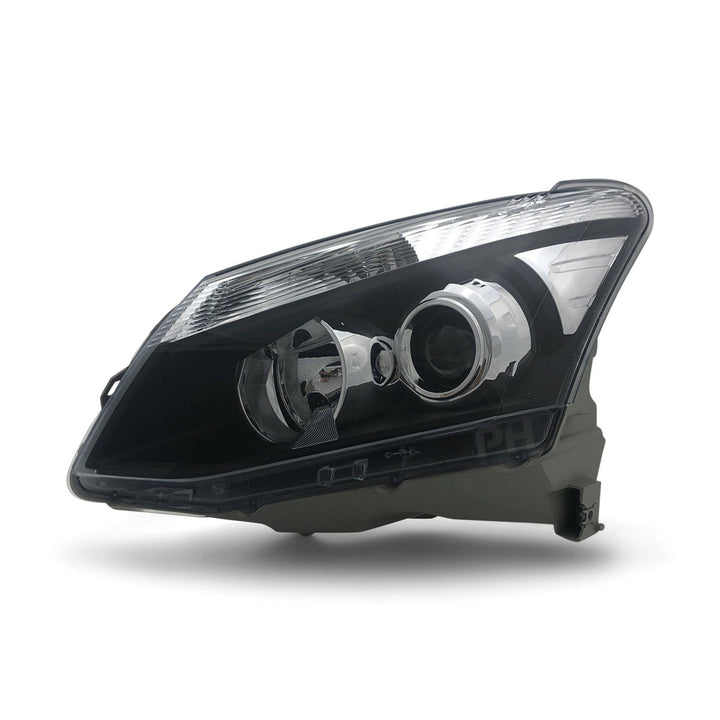 Headlights Black Projector PAIR Fits Isuzu DMAX Ute 2012 - 2016