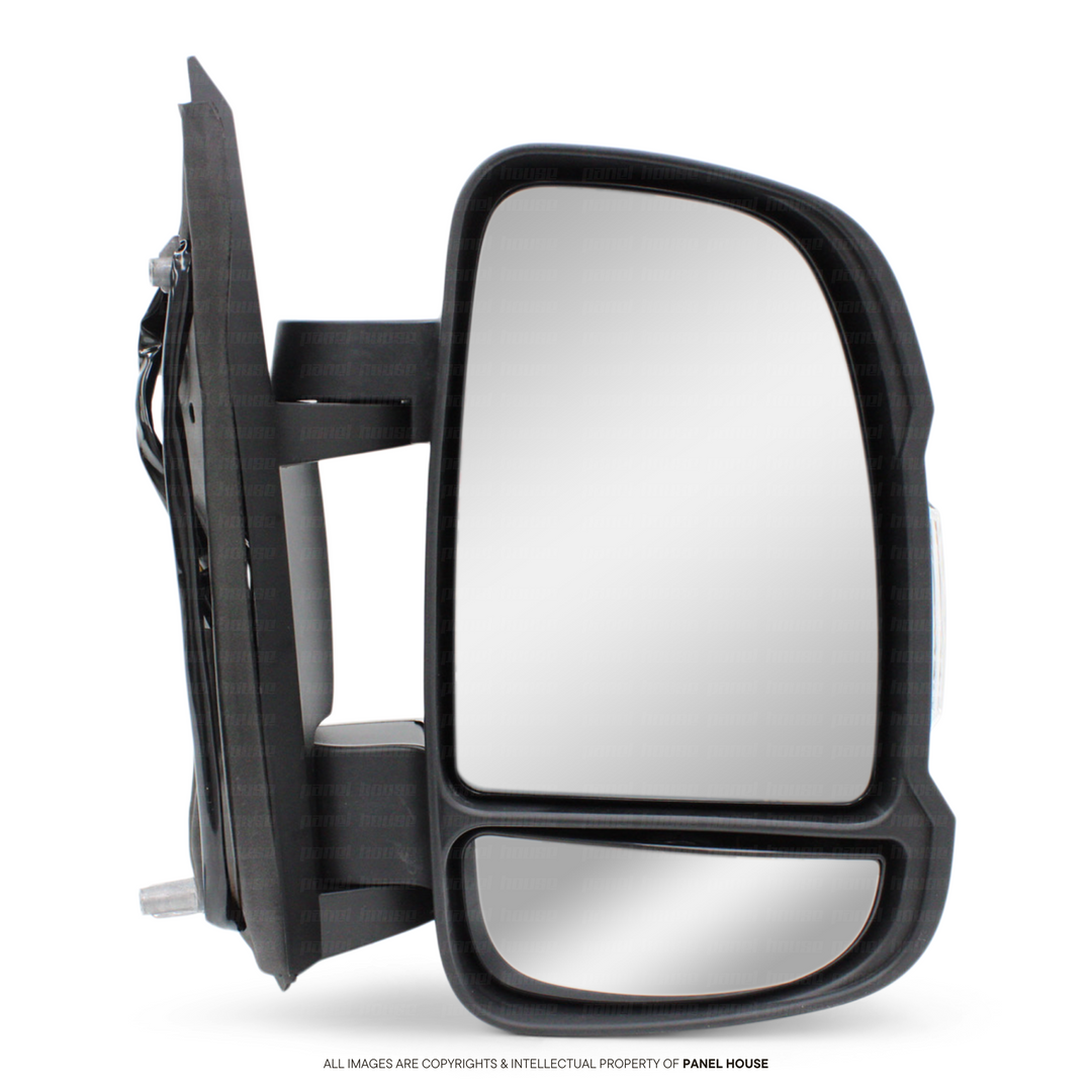 Door Mirrors PAIR Van Short Arm Electric fits Fiat Ducato Van 07-18