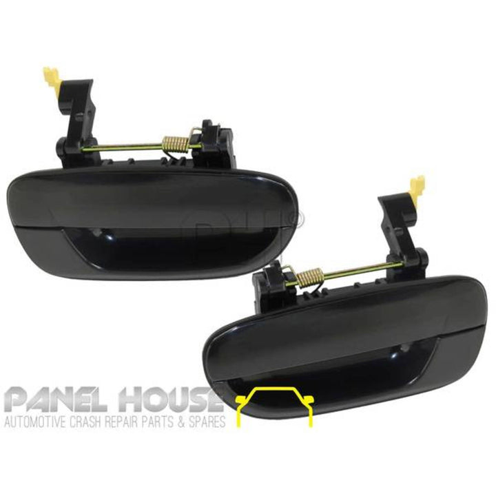 Outer Door Handles PAIR Rear Fits Hyundai Accent 2000 - 2006