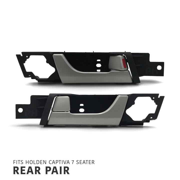 Interior Door Handles PAIR Rear Fits Holden Captiva 7 Seater CG7 2006 - 2014