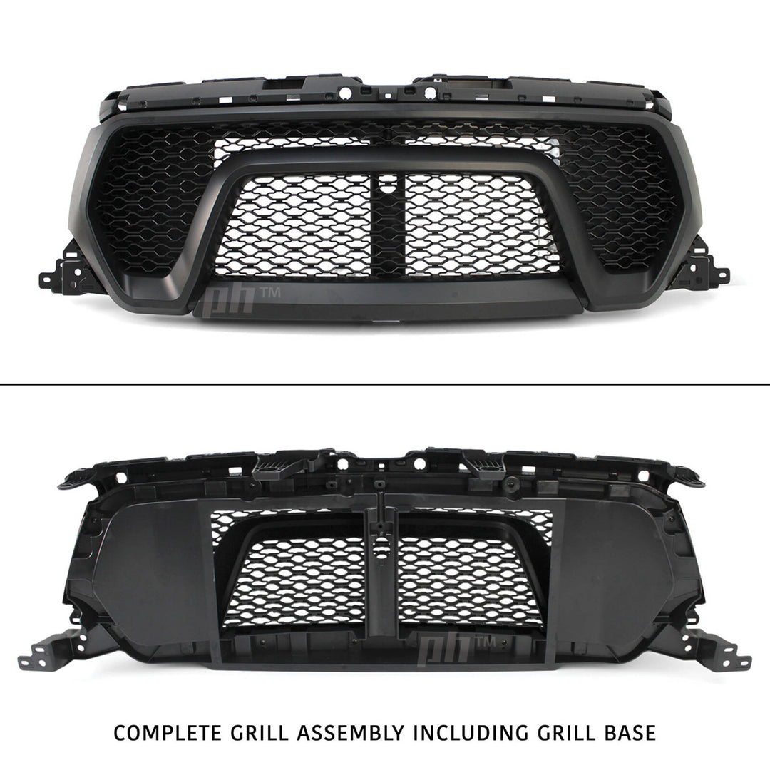 Grill Black Edition Mesh Rebel Style fits Dodge RAM 1500 DT 2019 - 2021