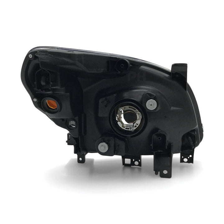 Headlights Black PAIR Fits Ford Ranger PK 2009 - 2011