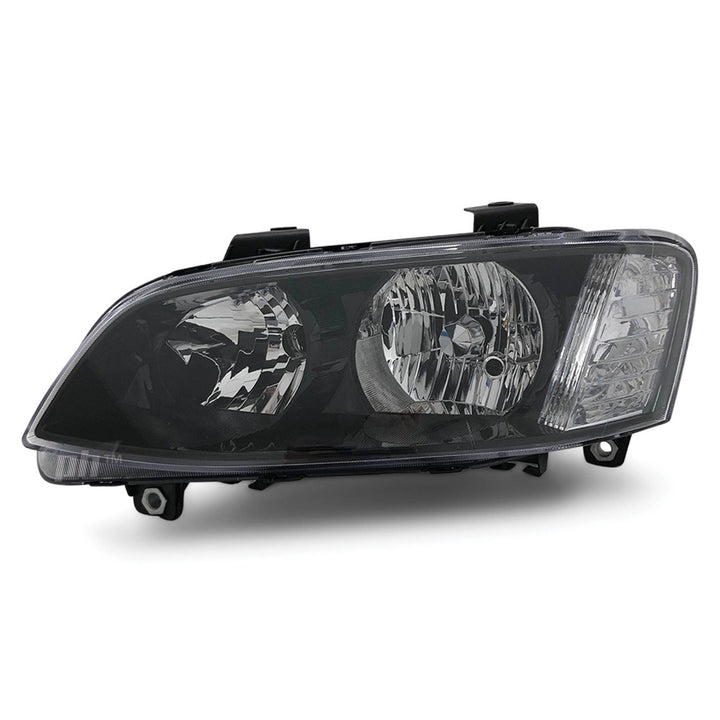 Headlight Black LEFT fits Holden Commodore VE SS SV6 2010 - 2013