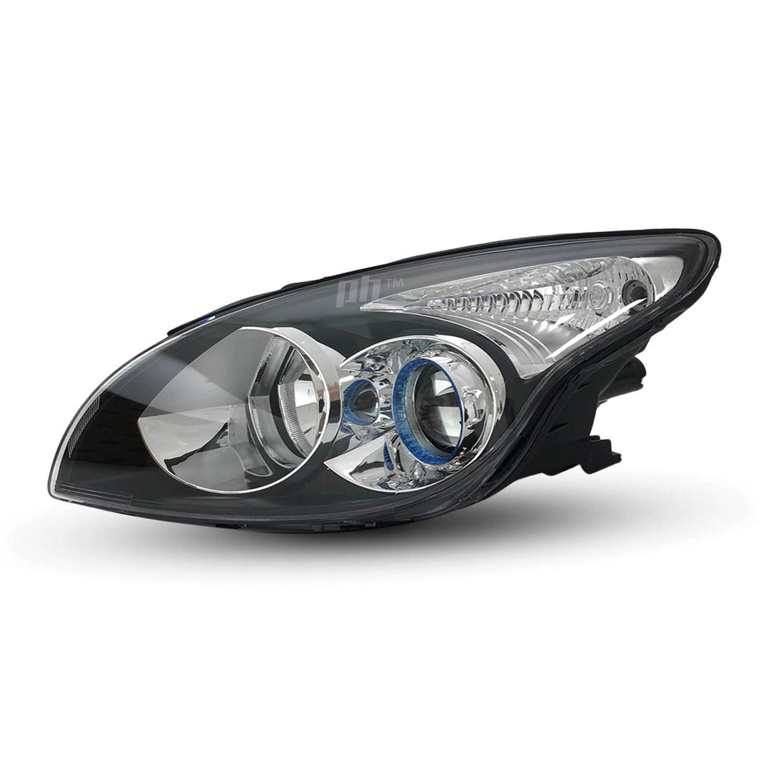 Headlight Black Projector LEFT fits Hyundai i30 FD 2010 - 2012 Hatch & Wagon
