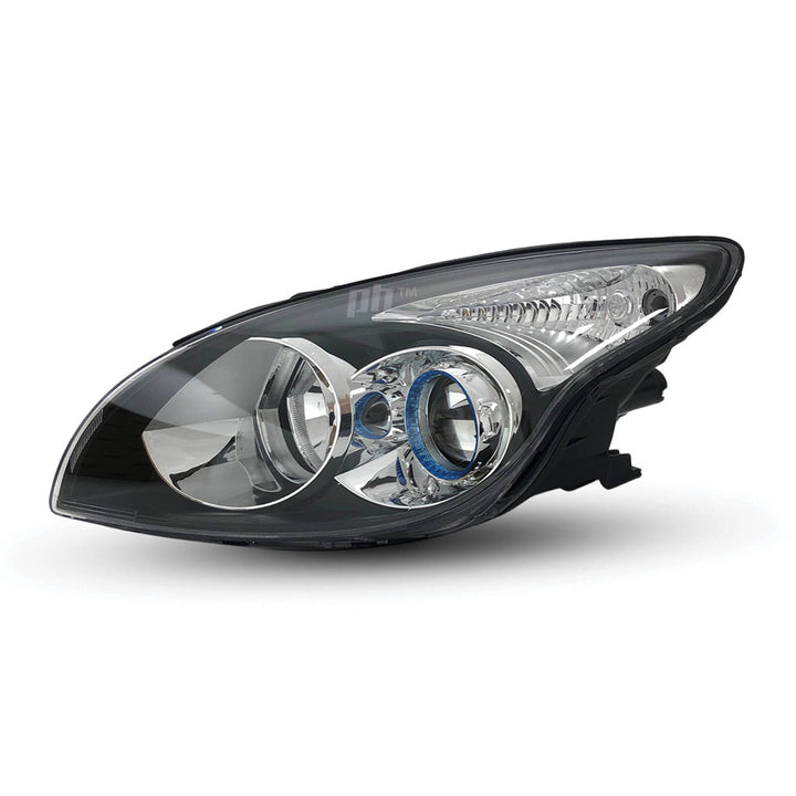 Headlight Black Projector LEFT fits Hyundai i30 FD 2010 - 2012 Hatch & Wagon