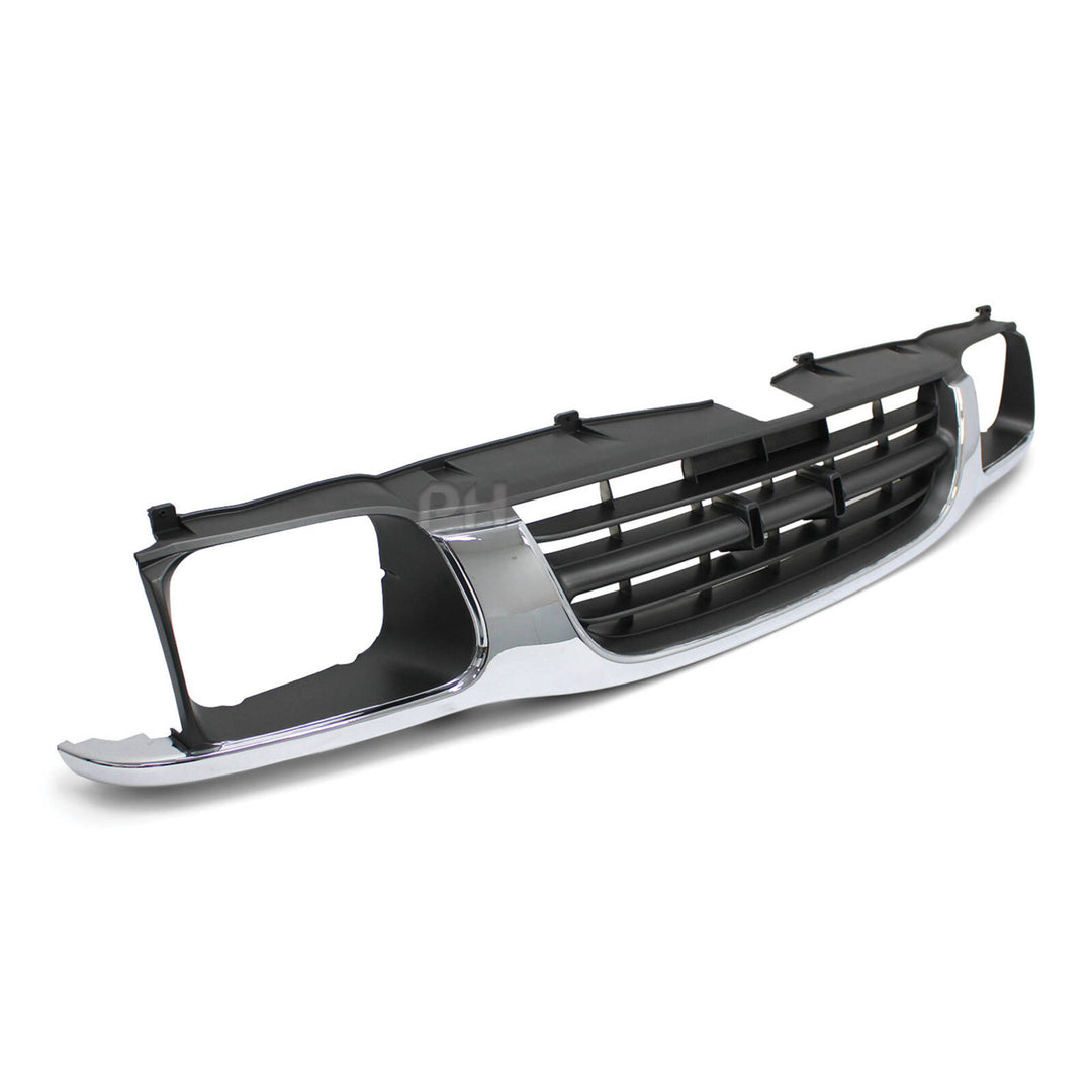 Chrome & Grey Dip Grill 7x5 Light Type fits Holden TF Rodeo 1998 - 2002