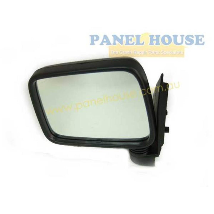 Door Mirror LEFT Black Sail Mount fits Holden Rodeo 97 - 02