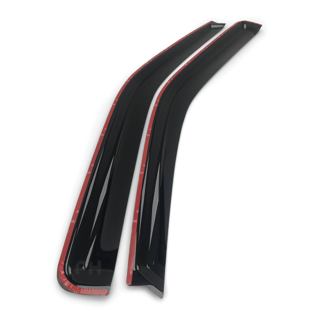 Weather Shield Window Visors SET 4 Piece Fits Isuzu DMAX D-MAX Dual Cab 08 - 12