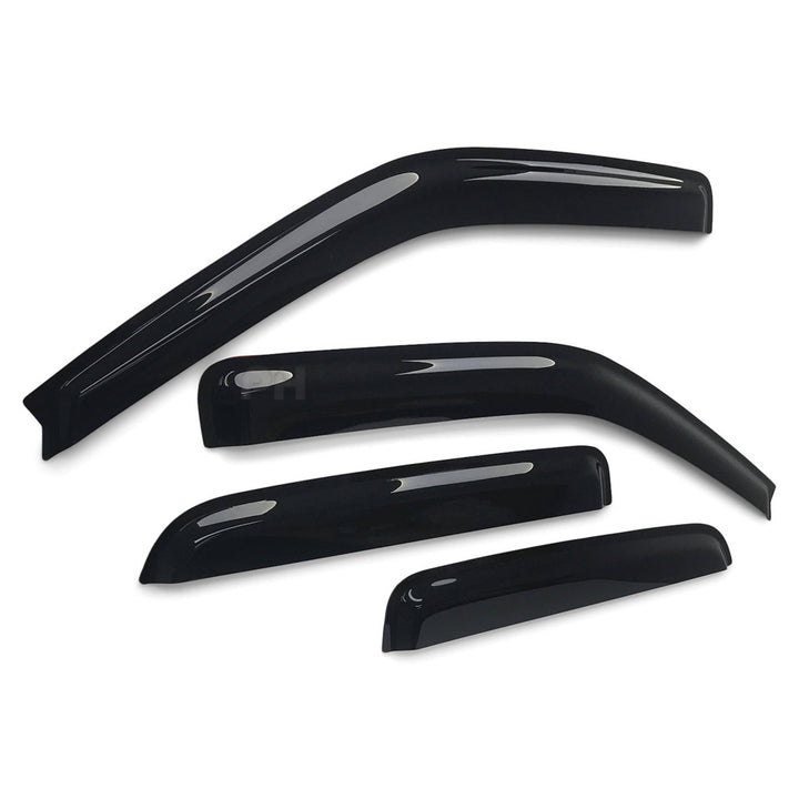 Weather Shield Window Visors SET 4 Piece Fits Isuzu DMAX D-MAX Dual Cab 08 - 12