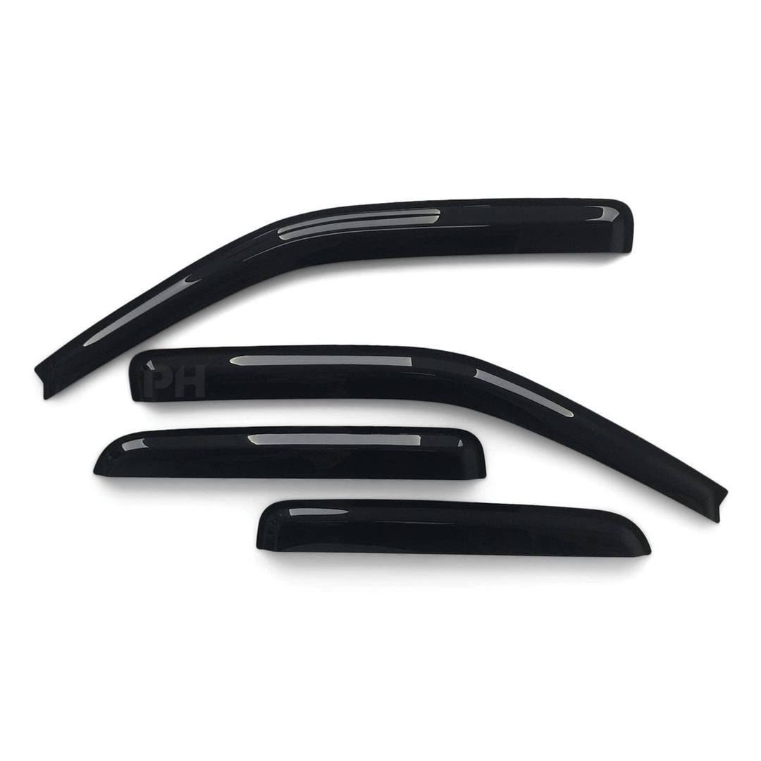 Weather Shield Window Visors SET 4 Piece Fits Isuzu DMAX D-MAX Dual Cab 08 - 12