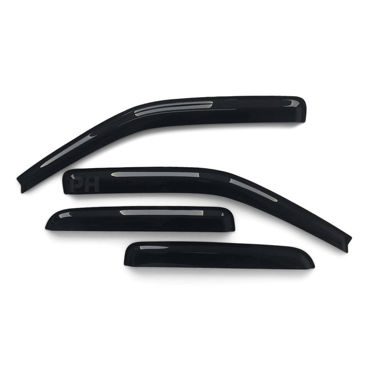 Weather Shield Window Visors SET 4 Piece Fits Isuzu DMAX D-MAX Dual Cab 08 - 12