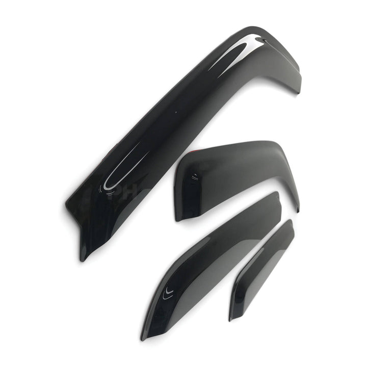 Weather Shield Window Visors SET 4 Piece Fits Isuzu DMAX D-MAX Dual Cab 08 - 12