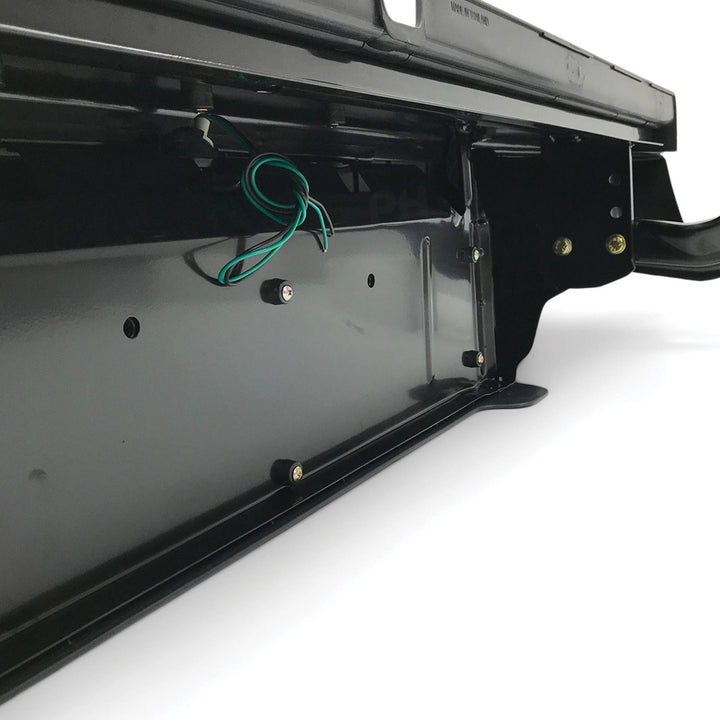 Rear Bumper Bar Black Fits Isuzu DMAX 2012 - 2020 Flat Top D-MAX