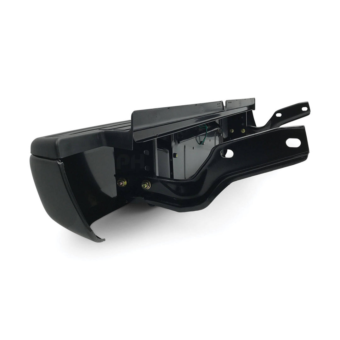 Rear Bumper Bar Black Fits Isuzu DMAX 2012 - 2020 Flat Top D-MAX