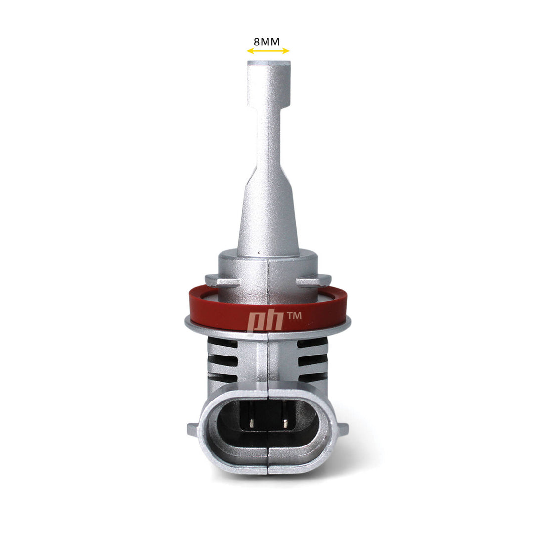 H11 LED Headlight Bulbs 6500K 8000LM PAIR LEDO