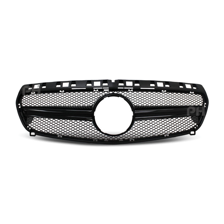 Grill Gloss Black Mesh Style Fits Mercedes-Benz W176 A-Class & A45 AMG 2012 - 2015