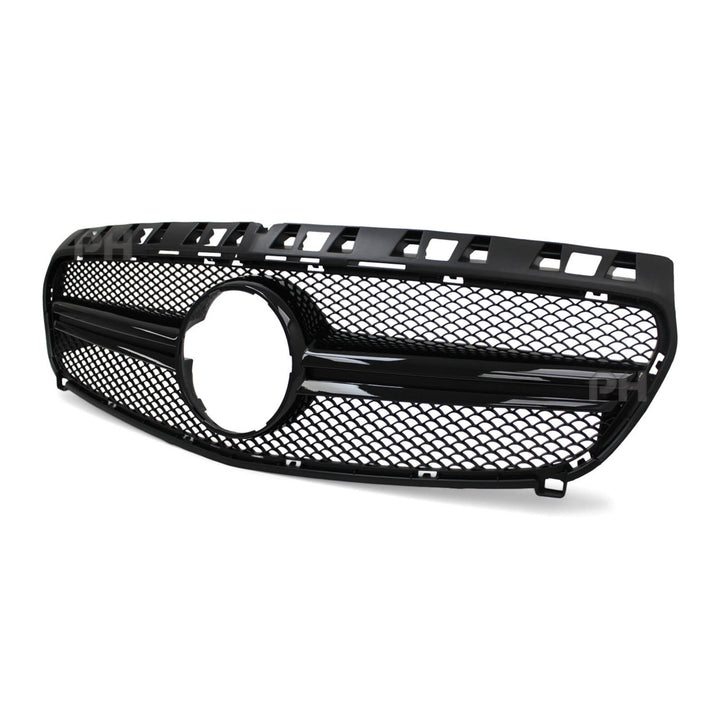 Grill Gloss Black Mesh Style Fits Mercedes-Benz W176 A-Class & A45 AMG 2012 - 2015