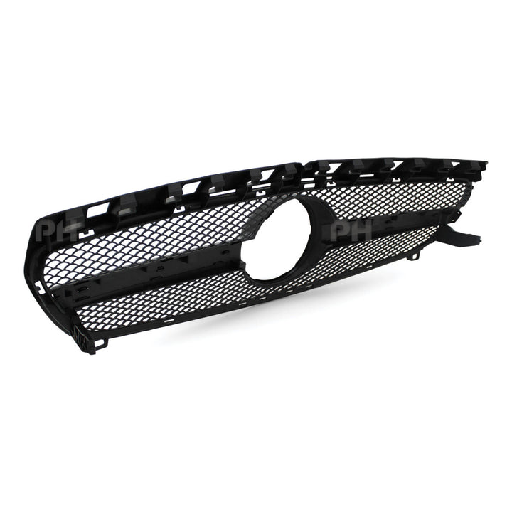 Grill Gloss Black Mesh Style Fits Mercedes-Benz W176 A-Class & A45 AMG 2012 - 2015
