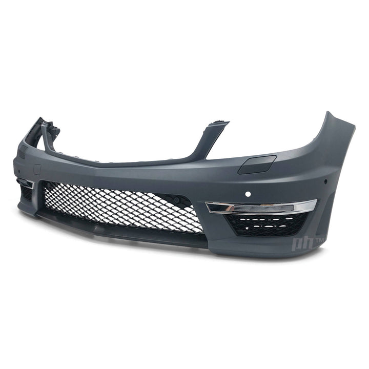 Front Bumper Bar Kit AMG C63 Style Fits Mercedes C-Class W204 2011 - 2014