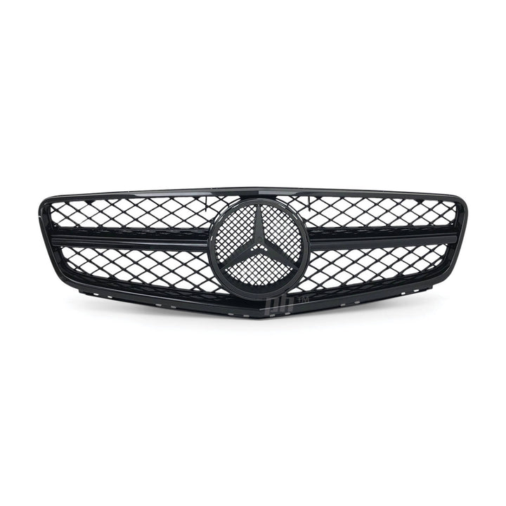 Grill Gloss BLACK AMG C63 Style Fits Mercedes-Benz W204 C-Class 2007 - 2014