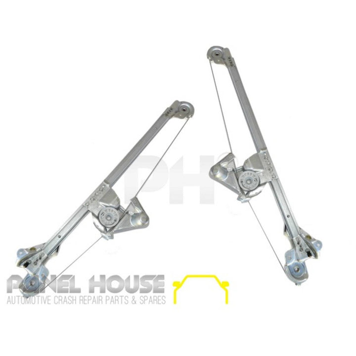 Window Regulator PAIR Rear fits E Class W210 Mercedes 1996-2002