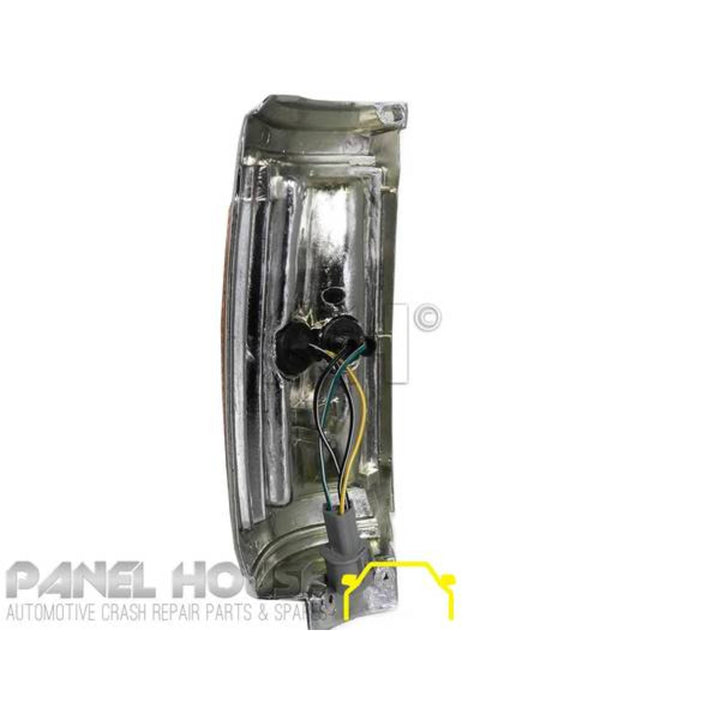 Corner Indicator Park Light PAIR Chrome fits Mitsubishi Triton 86-96 Ute ME - MJ